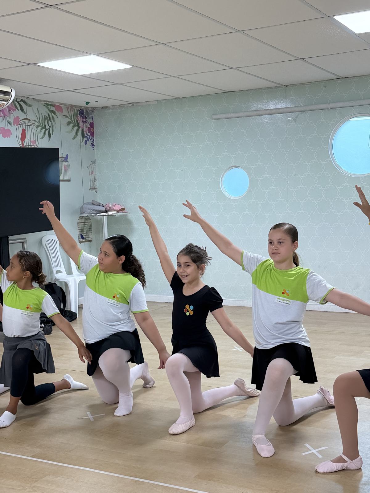 Aula de ballet no contraturno